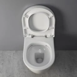 Kronenbach Tube Wand-WC-Set Spülrandlos Inkl. WC-Sitz Slim