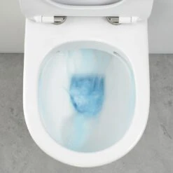 Kronenbach Tube Wand-WC-Set Spülrandlos Inkl. WC-Sitz Slim -Badmöbel Verkäufe hersteller kronenbach badkeramik wc tube wand 9240789