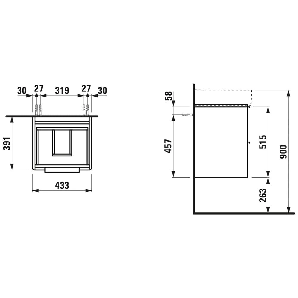 LAUFEN BASE Für VAL Waschtischunterbau 43,5 X 39 Cm 4 LAUFEN BASE Für VAL Waschtischunterbau 43,5 X 39 Cm – Bild 4