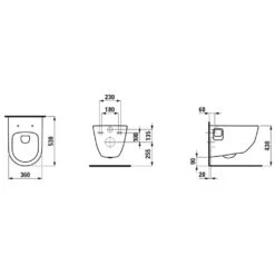 LAUFEN Pro Wand-WC Kombipaket Mit WC-Sitz 4,5/3-Liter -Badmöbel Verkäufe hersteller laufen pro wcs wand kombipaket 1907926