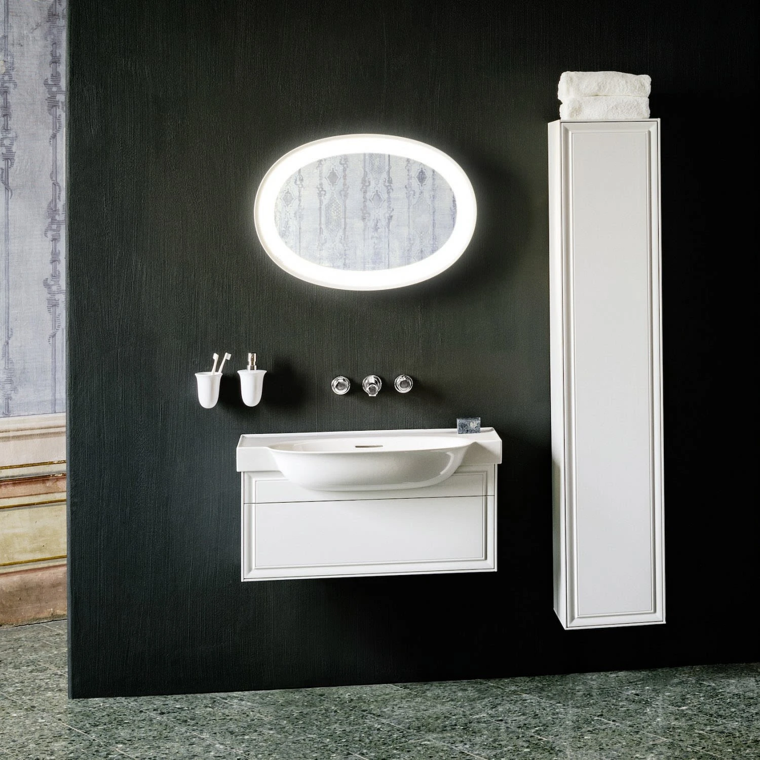 LAUFEN The New Classic Waschtischunterbau 77,6 Cm Mit 1 Schublade 1 LAUFEN The New Classic Waschtischunterbau 77,6 Cm Mit 1 Schublade