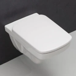 Design / Fara Wand-Tiefspül-WC, Spülrandlos Ohne WC-Sitz