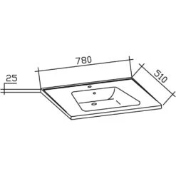 Pelipal Trentino Möbelkombination Mit Keramikwaschtisch 78 Cm, SPS 3D Mit LED Leuchte Im Kranzboden -Badmöbel Verkäufe hersteller pelipal trentino komplettanlagen keramikwaschtisch 2 1978726