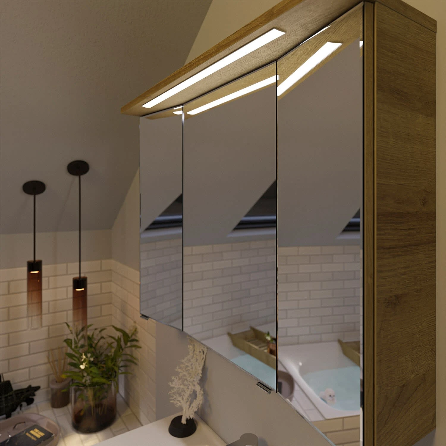 Pelipal Trentino Möbelkombination Mit Keramikwaschtisch 92 Cm, SPS 3D Mit LED Leuchte Im Kranzboden 6 Pelipal Trentino Möbelkombination Mit Keramikwaschtisch 92 Cm, SPS 3D Mit LED Leuchte Im Kranzboden – Bild 6