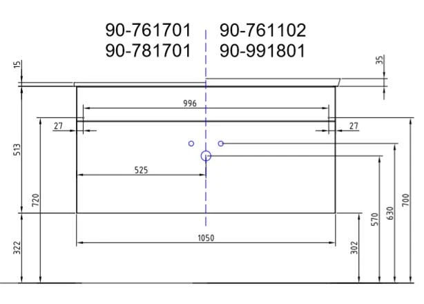 Pelipal Trentino Möbelkombination Mit Mineralmarmorwaschtisch 107 Cm, SPS 3D 4 Pelipal Trentino Möbelkombination Mit Mineralmarmorwaschtisch 107 Cm, SPS 3D – Bild 4