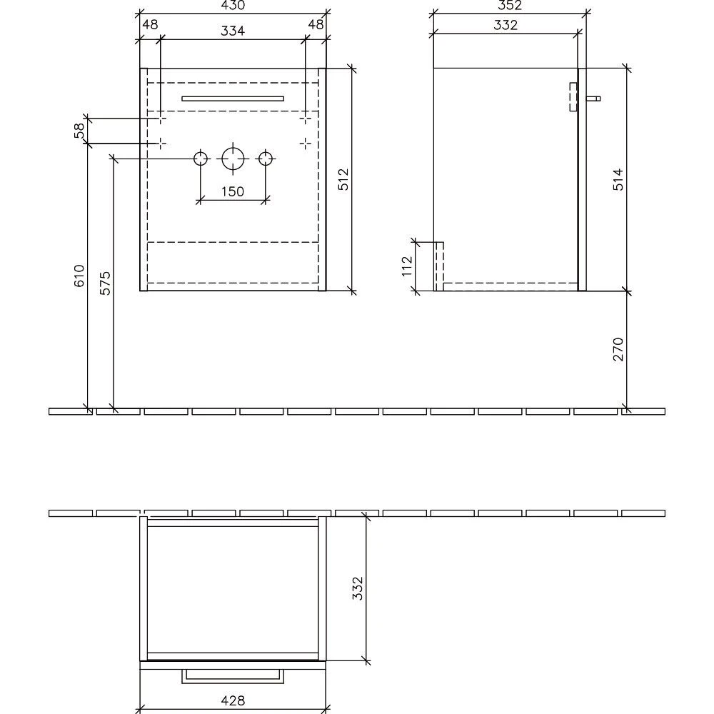 Villeroy & Boch Avento Waschtischunterschrank 43 X 35,2 X 51,4 Cm, Türanschlag Rechts 4 Villeroy & Boch Avento Waschtischunterschrank 43 X 35,2 X 51,4 Cm, Türanschlag Rechts – Bild 4