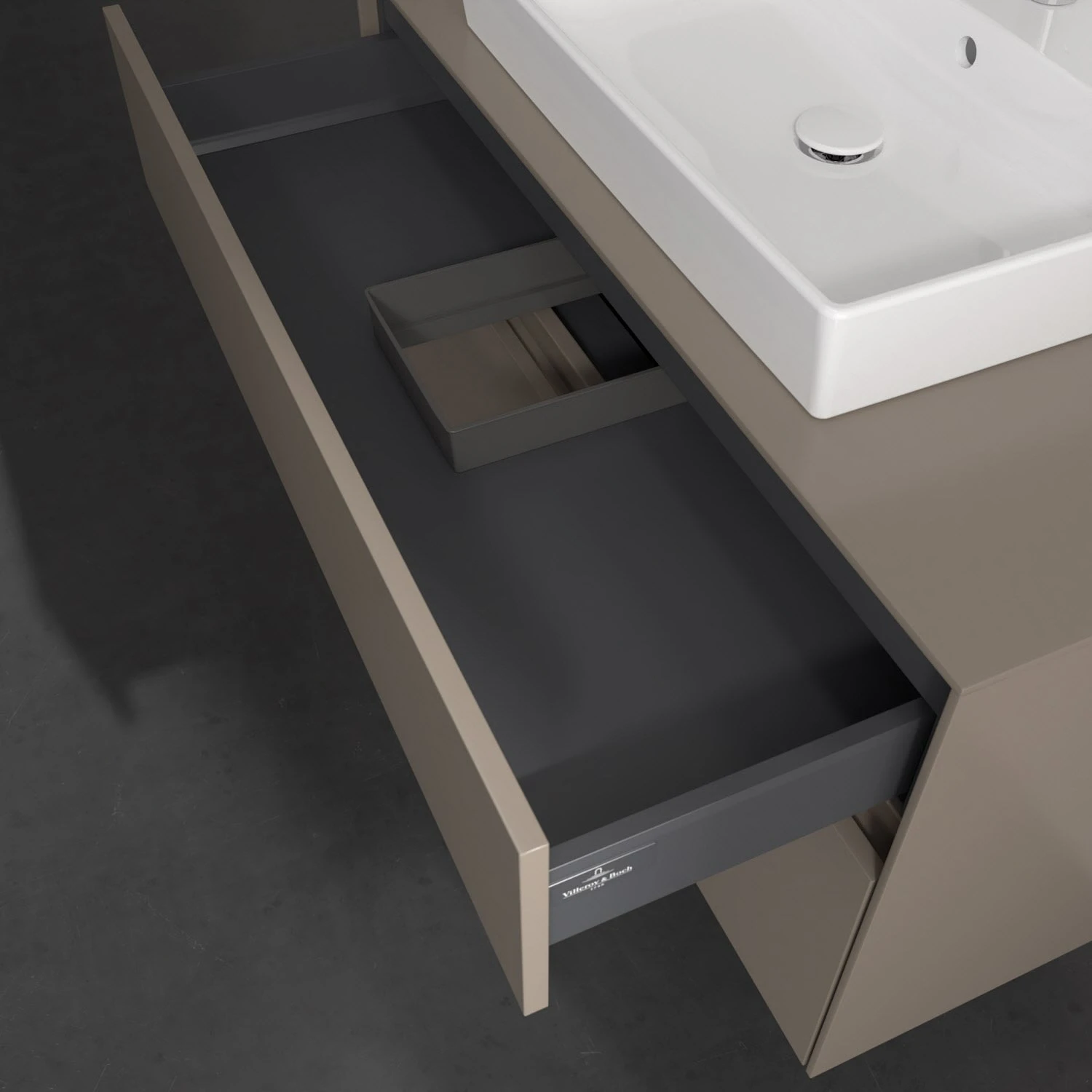 Villeroy & Boch Collaro Waschtischunterschrank 100 X 54,8 Cm Mit 2 Auszügen, Für WT Mittig 7 Villeroy & Boch Collaro Waschtischunterschrank 100 X 54,8 Cm Mit 2 Auszügen, Für WT Mittig – Bild 7