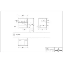 Villeroy & Boch Collaro Waschtischunterschrank 55,4 X 54,6 Cm Mit 2 Auszügen -Badmöbel Verkäufe hersteller villeroy boch collaro badmoebel waschtischunterschraenke 8548471