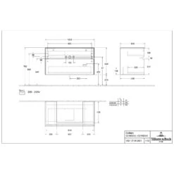 Villeroy & Boch Collaro Waschtischunterschrank 100 X 54,8 Cm Mit 2 Auszügen, Für WT Mittig 10 Villeroy & Boch Collaro Waschtischunterschrank 100 X 54,8 Cm Mit 2 Auszügen, Für WT Mittig -Badmöbel Verkäufe hersteller villeroy boch collaro badmoebel waschtischunterschraenke 8548543