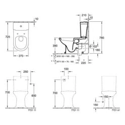 Villeroy & Boch Hommage Spülkasten, Duo-Spartaste Edelmessing -Badmöbel Verkäufe hersteller villeroy boch hommage wc spuelkasten 12300662