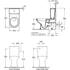 Villeroy & Boch Hommage Spülkasten, Duo-Spartaste Verchromt -Badmöbel Verkäufe hersteller villeroy boch hommage wc spuelkasten 1306743