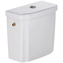 Villeroy & Boch Hommage Spülkasten, Duo-Spartaste Verchromt