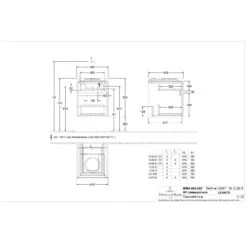Villeroy & Boch Legato Waschtischunterschrank 45 Cm Mit 2 Auszügen -Badmöbel Verkäufe hersteller villeroy boch legato badmoebel waschtischunterschraenke 10463222
