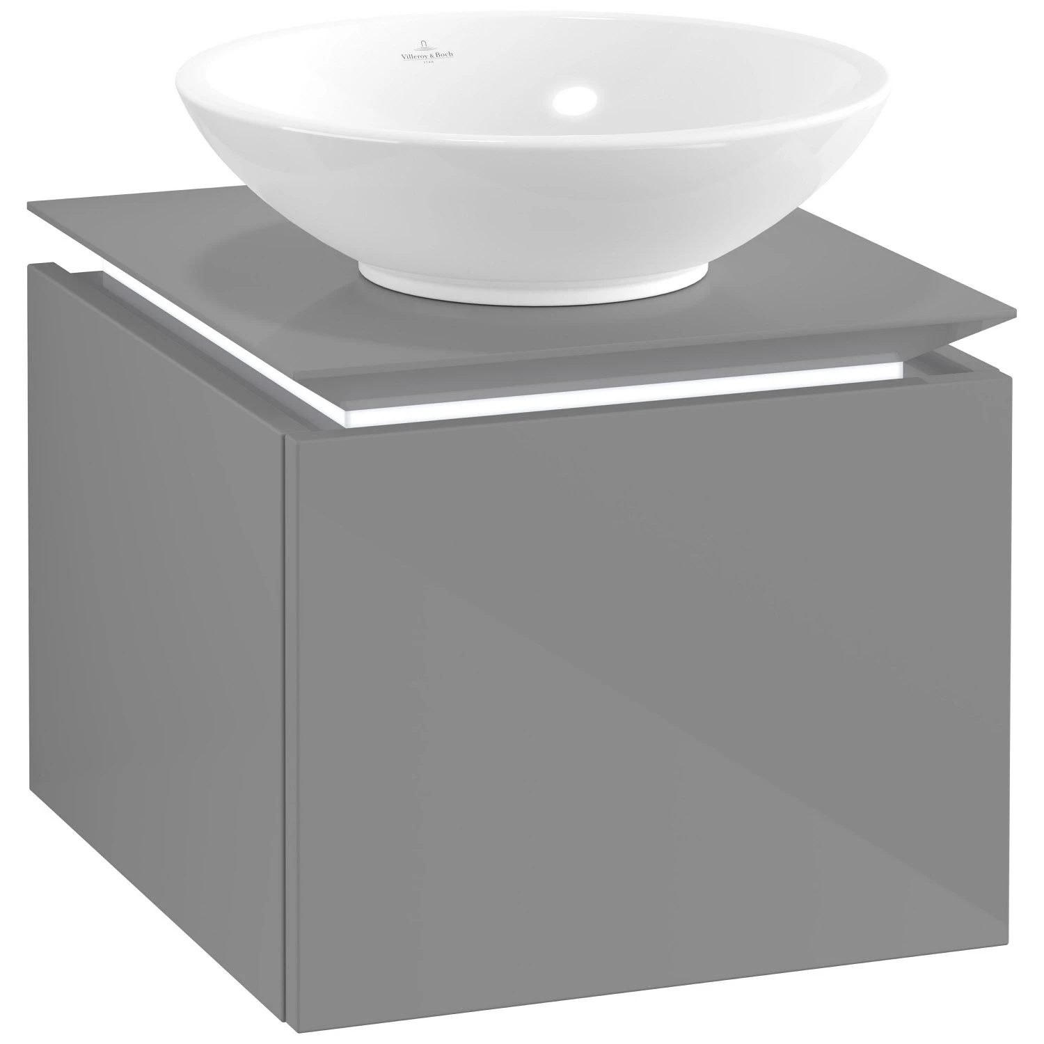 Villeroy & Boch Legato Waschtischunterschrank 45 Cm Mit 1 Auszug Und LED-Beleuchtung 1 Villeroy & Boch Legato Waschtischunterschrank 45 Cm Mit 1 Auszug Und LED-Beleuchtung