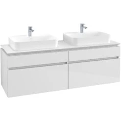 Villeroy & Boch Legato Waschtischunterschrank 160 X 55 Cm Mit 4 Auszügen, WT Links Und Rechts