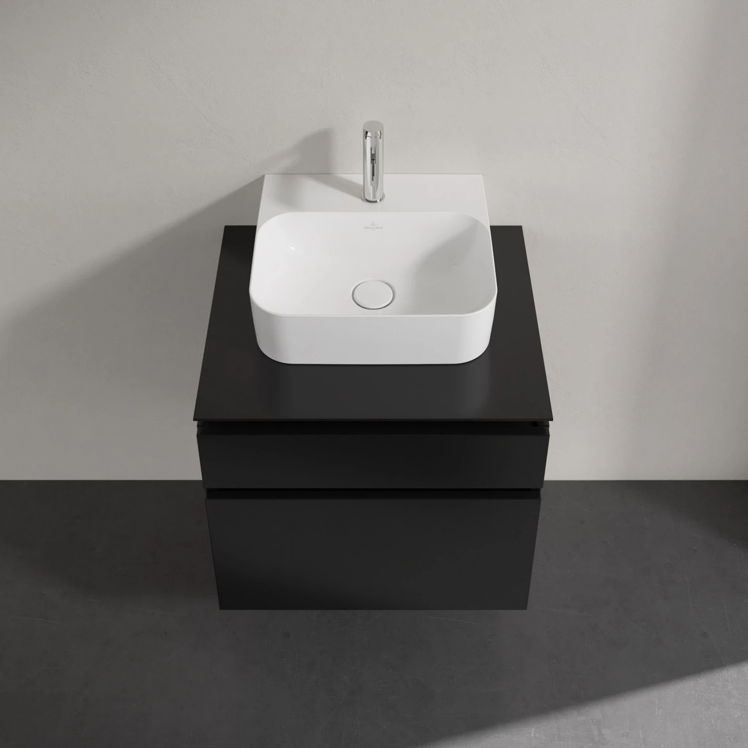 Villeroy & Boch Legato Waschtischunterschrank 60 X 55 Cm Mit 2 Auszügen Und LED Beleuchtung 3 Villeroy & Boch Legato Waschtischunterschrank 60 X 55 Cm Mit 2 Auszügen Und LED Beleuchtung – Bild 3