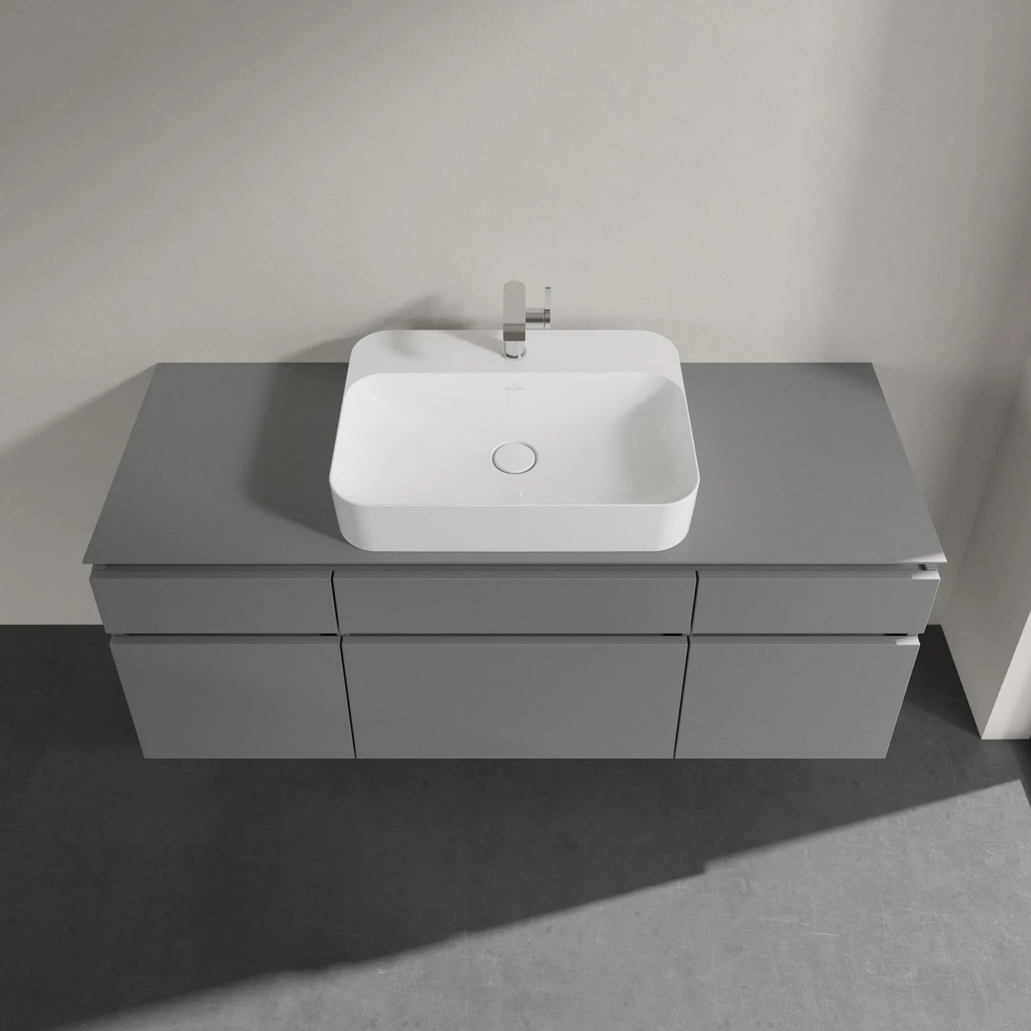 Villeroy & Boch Legato Waschtischunterschrank 140 X 55 Cm Mit 5 Auszügen Und LED Beleuchtung 2 Villeroy & Boch Legato Waschtischunterschrank 140 X 55 Cm Mit 5 Auszügen Und LED Beleuchtung – Bild 2