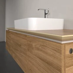 Villeroy & Boch Legato Waschtischunterschrank 140 X 38 Cm Mit 3 Auszügen Und LED Beleuchtung -Badmöbel Verkäufe hersteller villeroy boch legato badmoebel waschtischunterschraenke 9270683