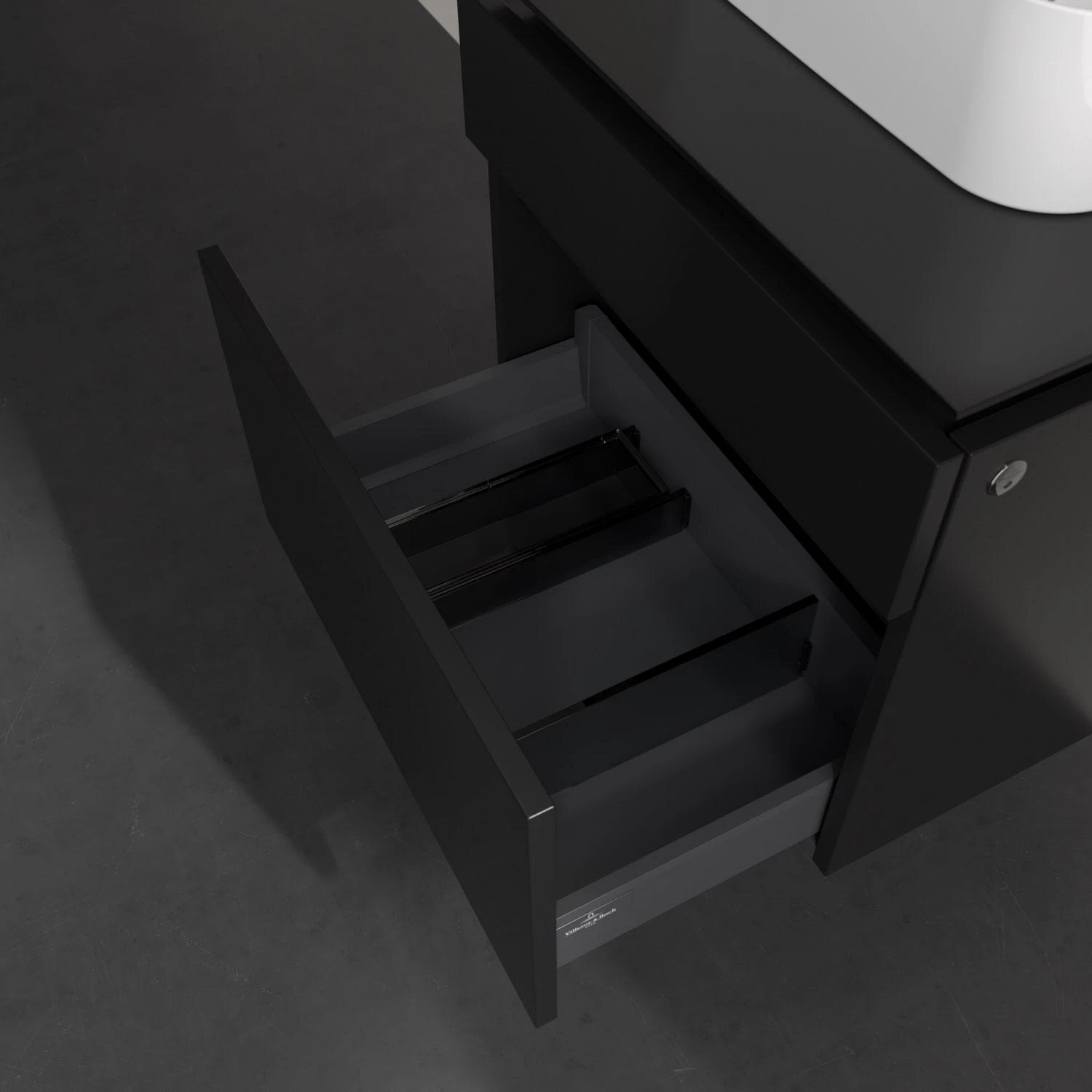 Villeroy & Boch Legato Waschtischunterschrank 60 X 55 Cm Mit 2 Auszügen Und LED Beleuchtung 7 Villeroy & Boch Legato Waschtischunterschrank 60 X 55 Cm Mit 2 Auszügen Und LED Beleuchtung – Bild 7