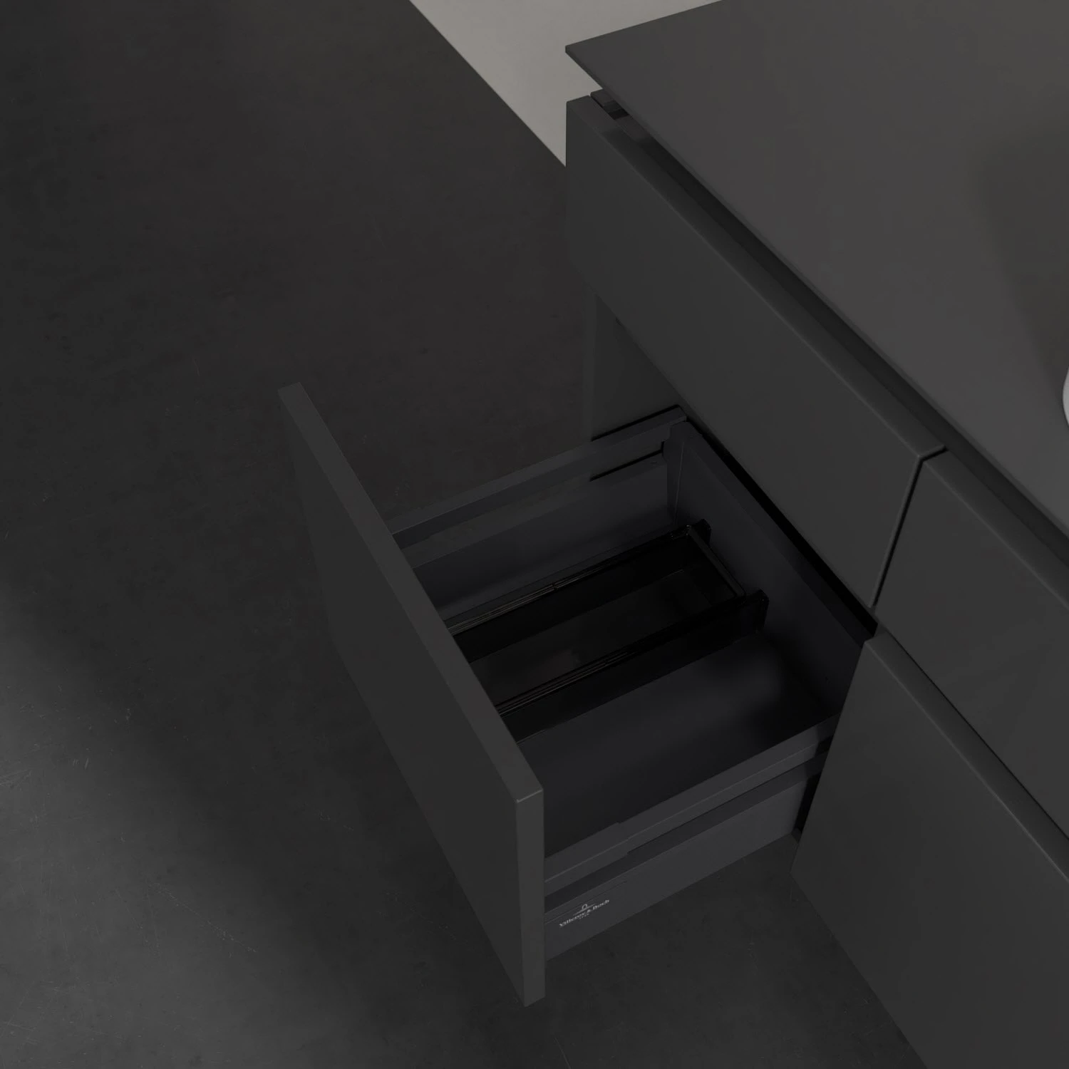 Villeroy & Boch Legato Waschtischunterschrank 140 X 55 Cm Mit 5 Auszügen Und LED Beleuchtung 6 Villeroy & Boch Legato Waschtischunterschrank 140 X 55 Cm Mit 5 Auszügen Und LED Beleuchtung – Bild 6