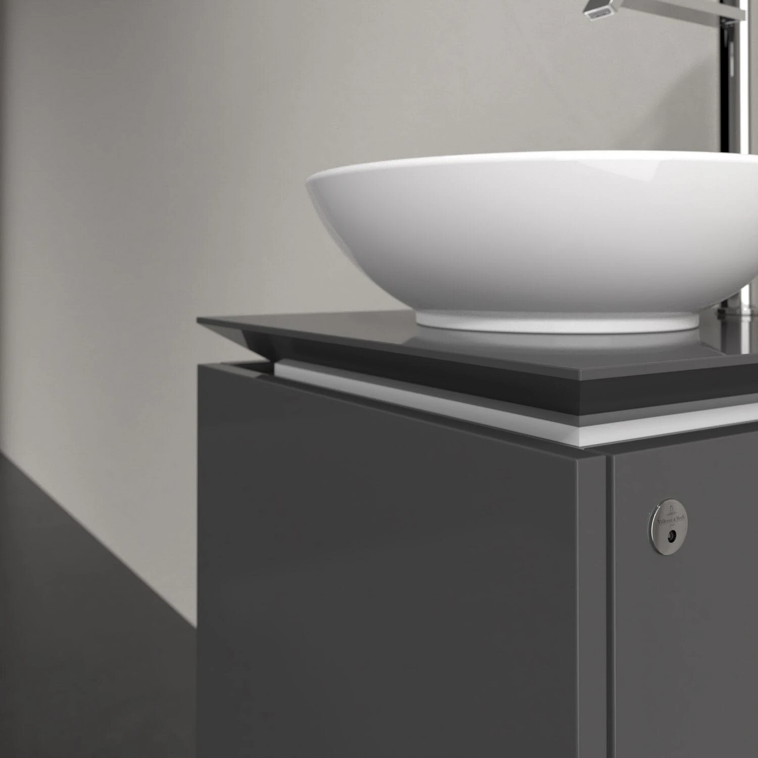 Villeroy & Boch Legato Waschtischunterschrank 45 Cm Mit 1 Auszug Und LED-Beleuchtung 6 Villeroy & Boch Legato Waschtischunterschrank 45 Cm Mit 1 Auszug Und LED-Beleuchtung – Bild 6