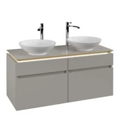 Villeroy & Boch Legato Waschtischunterschrank 120 Cm Mit 4 Auszügen Und LED-Beleuchtung