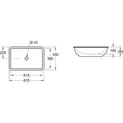 Villeroy & Boch Loop & Friends Unterbauwaschtisch 61,5 Cm Ohne Überlauf -Badmöbel Verkäufe hersteller villeroy boch loop friends unterbau 1305292