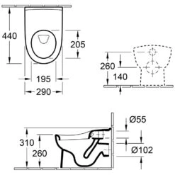 Villeroy & Boch O.novo Kids Bodenstehend Tiefspülklosett Für Kleinkinder -Badmöbel Verkäufe hersteller villeroy boch novo kids wc 1857493