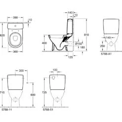 Villeroy & Boch O.novo Spülkasten Für Kombination -Badmöbel Verkäufe hersteller villeroy boch novo wc spuelkasten 1306742