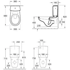 Villeroy & Boch O.novo WC-Spülkasten