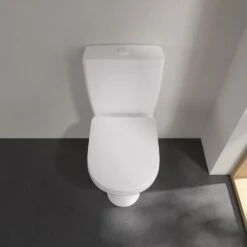 Villeroy & Boch O.novo Stand-Tiefspülklosett Compact Für Kombination, Spülrandlos -Badmöbel Verkäufe hersteller villeroy boch novo wc stand 6212635
