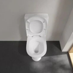 Villeroy & Boch O.novo Stand-Tiefspülklosett Compact Für Kombination, Spülrandlos -Badmöbel Verkäufe hersteller villeroy boch novo wc stand 6213094