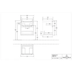 Villeroy & Boch Subway 2.0 Waschtischunterschrank XXL 53,7 Cm, Griffe Silberfarbig Matt, 2 Auszüge 12 Villeroy & Boch Subway 2.0 Waschtischunterschrank XXL 53,7 Cm, Griffe Silberfarbig Matt, 2 Auszüge -Badmöbel Verkäufe hersteller villeroy boch subway 2 badmoebel 4213630