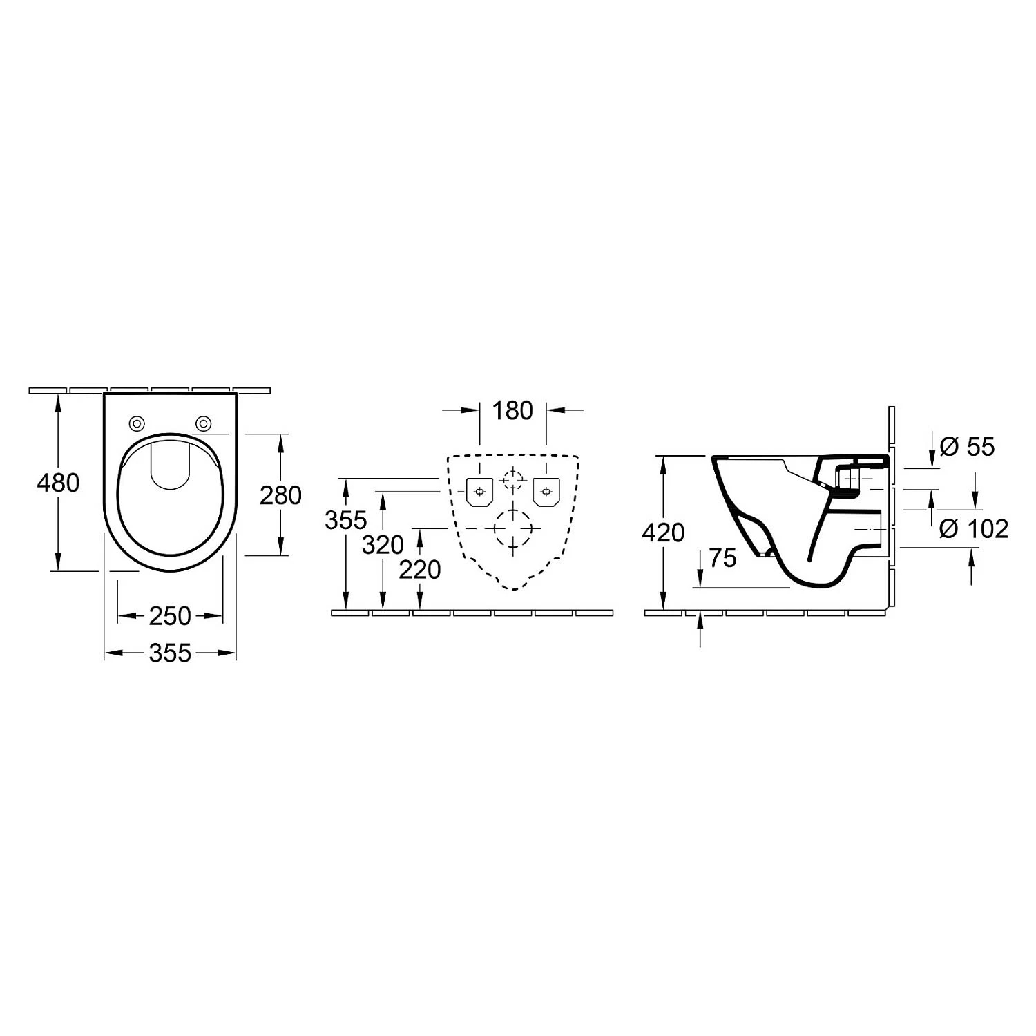 Villeroy & Boch Subway 2.0 Tiefspülklosett Compact, DirectFlush 4 Villeroy & Boch Subway 2.0 Tiefspülklosett Compact, DirectFlush – Bild 4