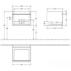 Villeroy & Boch Venticello Waschtischunterschrank 55,3 Cm -Badmöbel Verkäufe hersteller villeroy boch venticello badmoebel waschtischunterschraenke 2136853