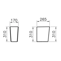 VitrA Integra Halbsäule Für Handwaschbecken -Badmöbel Verkäufe hersteller vitra badkeramik integra waschtisch halbsaeule 10047089