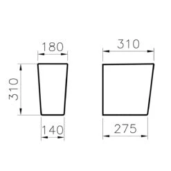 VitrA Integra Halbsäule Für Waschtisch -Badmöbel Verkäufe hersteller vitra badkeramik integra waschtisch halbsaeule 10047092