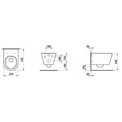 Geberit DuoFix Element Für Wand-WC Mit LAUFEN Kartell Wand WC PACK, Tiefspüler Spülrandlos -Badmöbel Verkäufe herstelleruebergreifende sets wc geberit duofix element 11799495