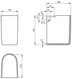 Ideal Standard Connect Wandsäule Für Waschtisch