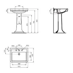 Ideal Standard Calla Standsäule -Badmöbel Verkäufe ideal standard atelier collections calla badkeramik 9576407
