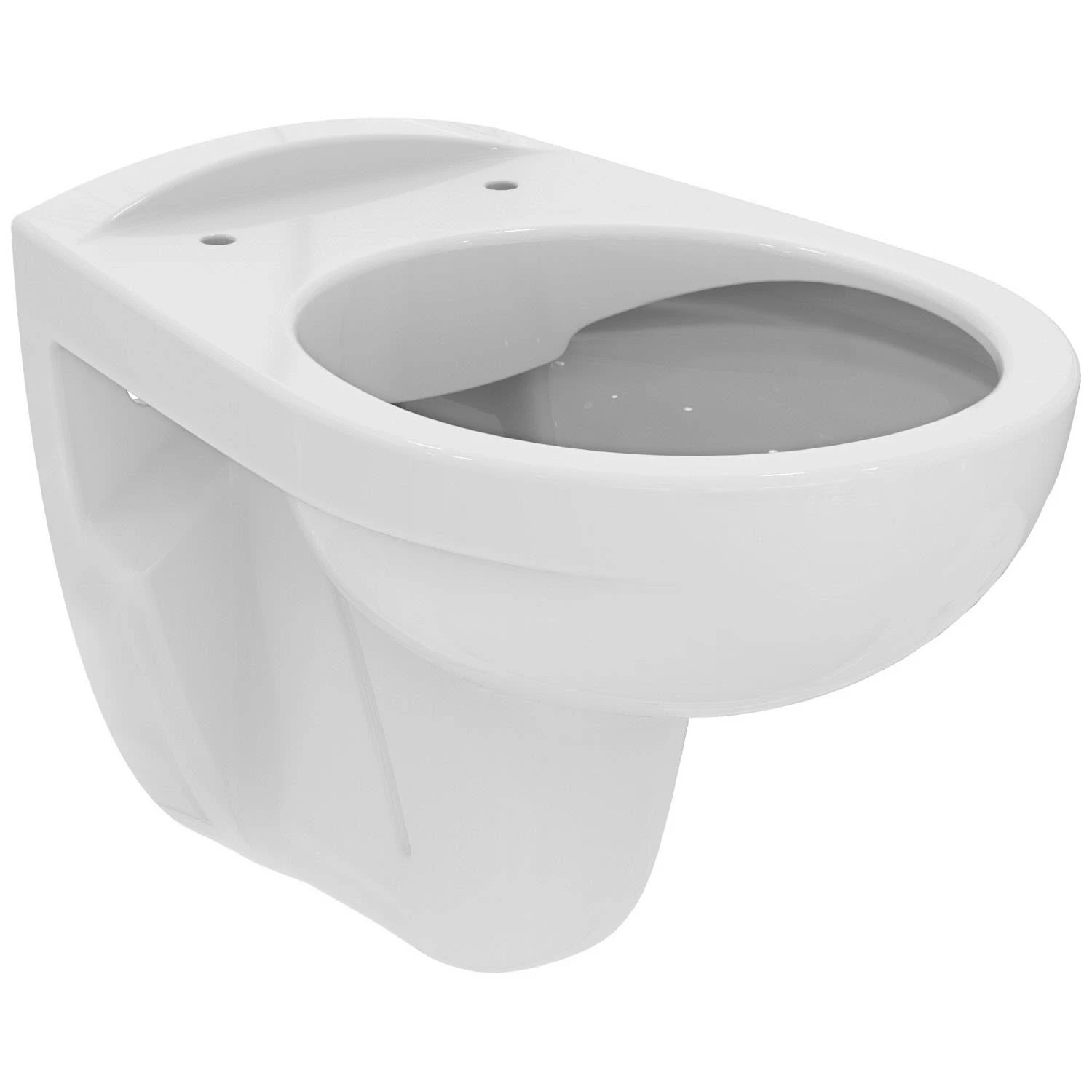 Ideal Standard Eurovit Wandtiefspül-WC, Spülrandlos, Mit WC-Sitz 2 Ideal Standard Eurovit Wandtiefspül-WC, Spülrandlos, Mit WC-Sitz – Bild 2