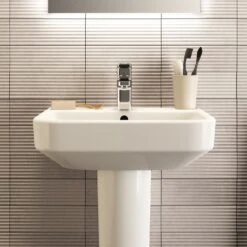 Ideal Standard I.life S Waschtisch 50 Cm, 1 Hahnloch, Mit Überlauf -Badmöbel Verkäufe ideal standard badkeramik life waschtische 50 11044996