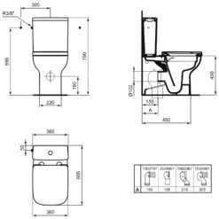Ideal Standard I.life S Spülkasten, Zulauf Seitlich -Badmöbel Verkäufe ideal standard badkeramik life wcs spuelkasten 11044975