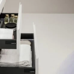 LAUFEN LANI Für Kartell • LAUFEN Waschtischunterschrank 88 X 45 Cm Mit 2 Auszügen -Badmöbel Verkäufe laufen alle serien lani badmoebel waschtischunterbauten 10313492