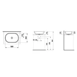 LAUFEN LUA Aufsatzwaschtisch Oval 50 X 35,5 Cm, Ohne Überlauf 8 LAUFEN LUA Aufsatzwaschtisch Oval 50 X 35,5 Cm, Ohne Überlauf -Badmöbel Verkäufe laufen alle serien lua waschtische aufsatzwaschtisch 7004190
