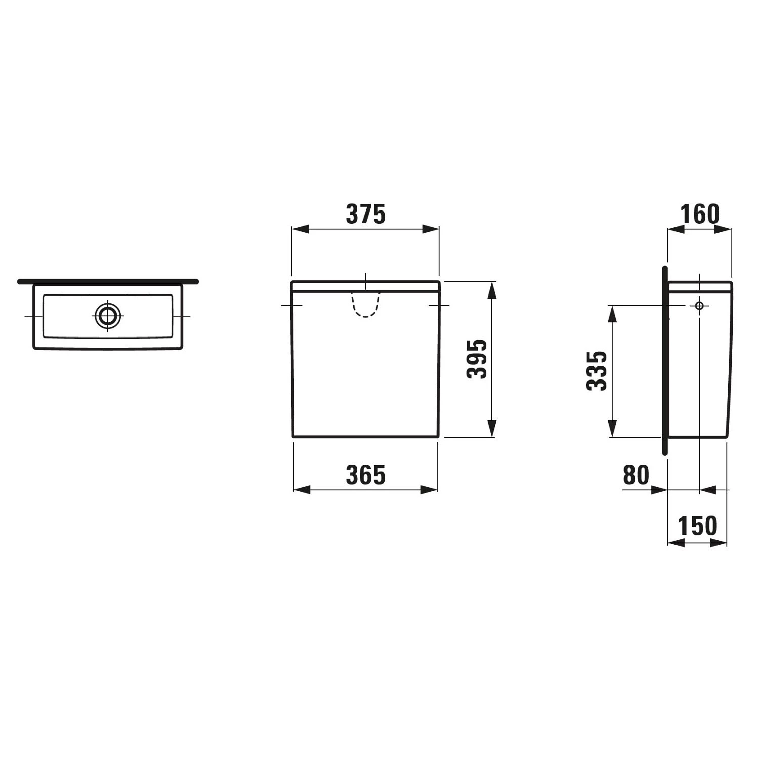 LAUFEN The New Classic Spülkasten Zu Stand-WC, Wasseranschluss Seitlich 1 LAUFEN The New Classic Spülkasten Zu Stand-WC, Wasseranschluss Seitlich