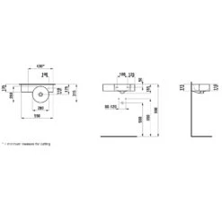 LAUFEN Val Handwaschbecken 55 X 31,5 Cm, Ablage Links, Mit 1 Hahnloch Rechts, Ohne Überlauf -Badmöbel Verkäufe laufen alle serien val handwaschbecken 55 6910521