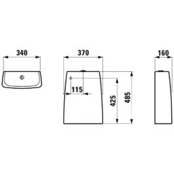 LAUFEN Alessi Spülkasten