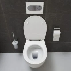 Home 2.0 Wand-WC Set Spülrandlos Inkl. WC-Sitz 7 Home 2.0 Wand-WC Set Spülrandlos Inkl. WC-Sitz -Badmöbel Verkäufe megabad profi collection badkeramik home 2 9637679