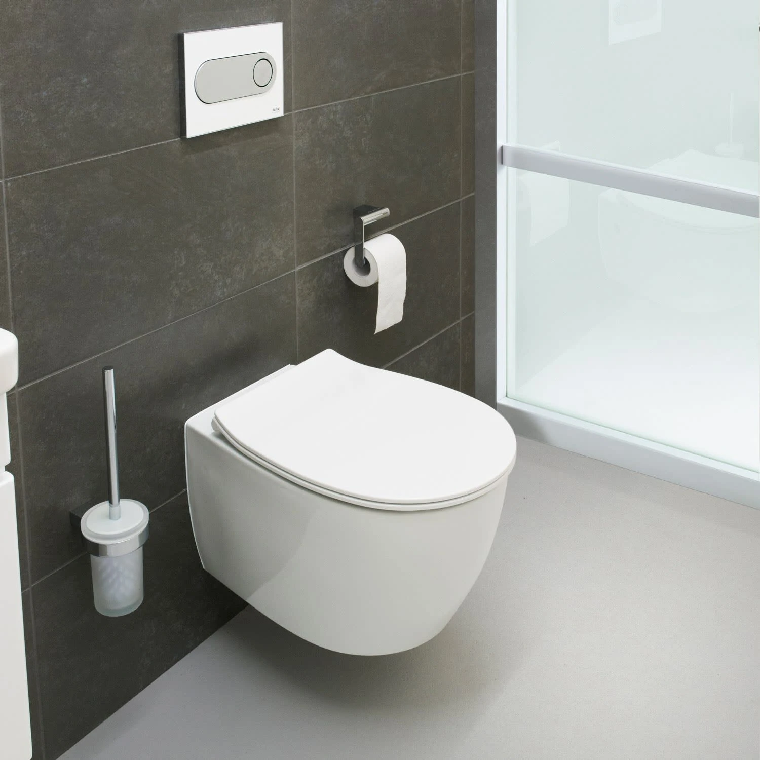 Home 2.0 Wand-WC Set Spülrandlos Inkl. WC-Sitz 1 Home 2.0 Wand-WC Set Spülrandlos Inkl. WC-Sitz